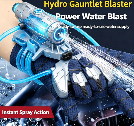 Bulk Water Gun Party Favors for Kids - 2-Pack Summer Novelty Squirt Toys with Wrist Sprinklers & Gloves, Outdoor Water Battle Toys for Pool & Beach
