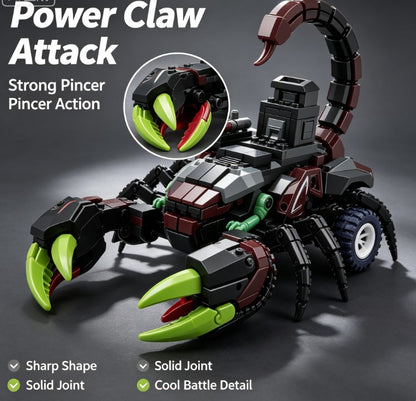Mecha Scorpion Armor Transforming Toy - Dual Mode Strike Vehicle and Beast Action Figure, Ultimate Interactive Toy for Boys