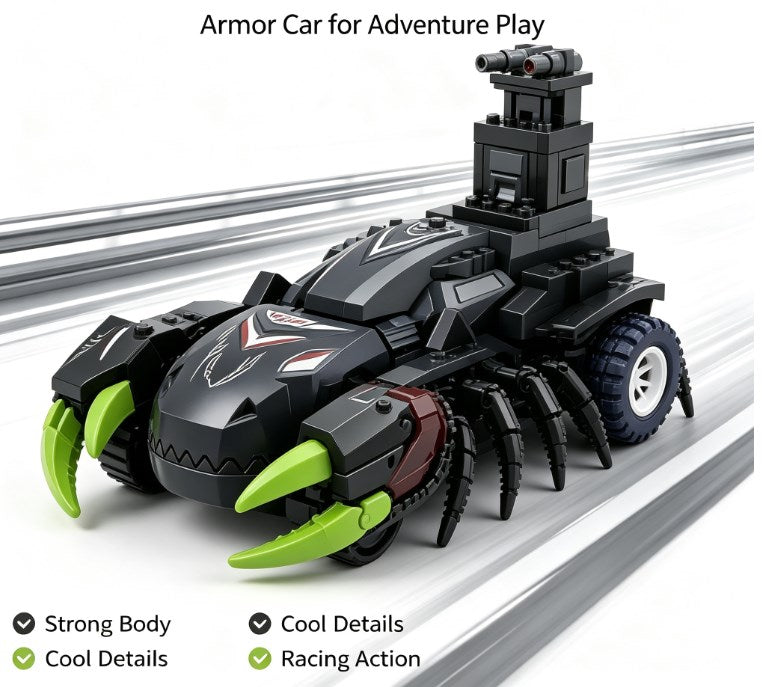 Mecha Scorpion Armor Transforming Toy - Dual Mode Strike Vehicle and Beast Action Figure, Ultimate Interactive Toy for Boys