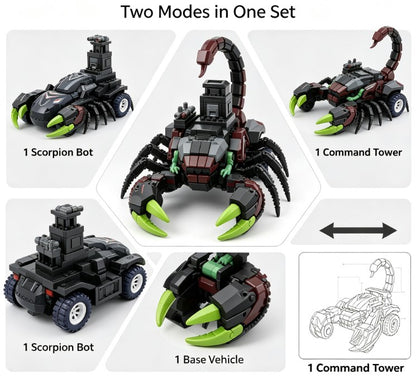 Mecha Scorpion Armor Transforming Toy - Dual Mode Strike Vehicle and Beast Action Figure, Ultimate Interactive Toy for Boys